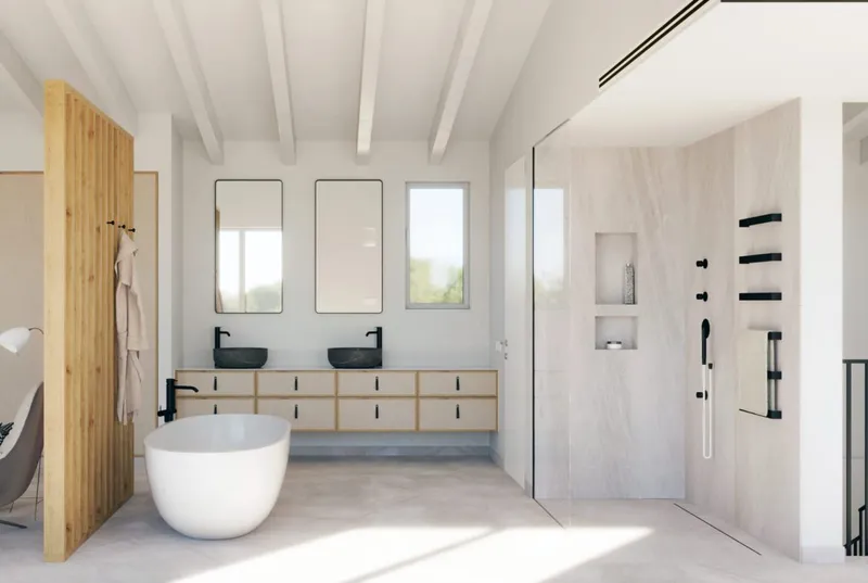 Newly built finca under construction in Sant Llorenç — photo 3