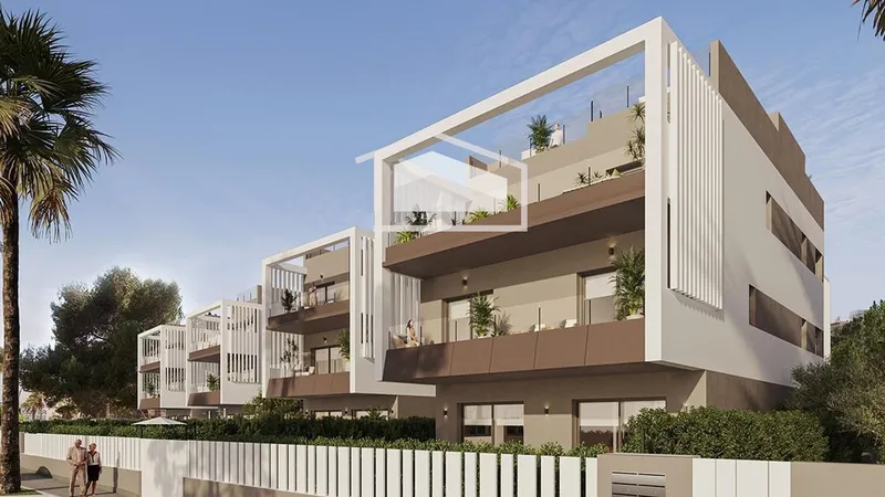New build apartment with terrace near Es Trenc — photo 4