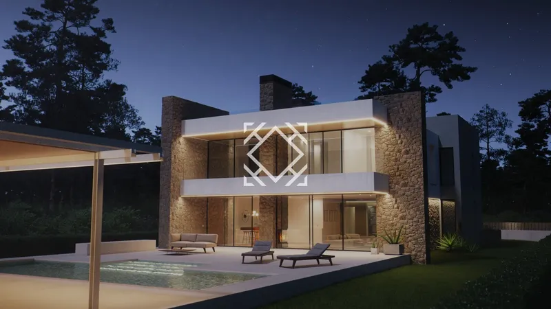 Luxury villa for sale with swimming pool under construction in Llenaire, Puerto Pollensa, Mallorca. — photo 2