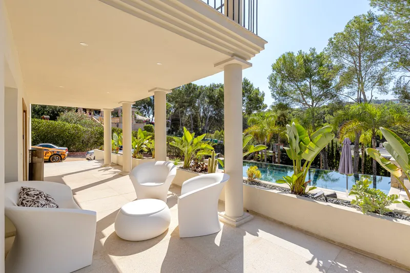 Villa in Costa de la Calma - Pool terrace with overflow — photo 2