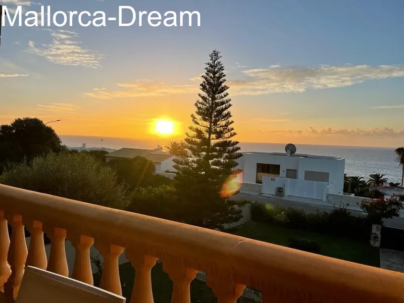 Porto Cristo Novo, Cala Anguila: Sea view villa with 1000 m2 garden, 7 bedrooms, 4 bathrooms, 2 open kitchens, distributed in 2 separate flats + gas central heating + air conditioning — photo 7