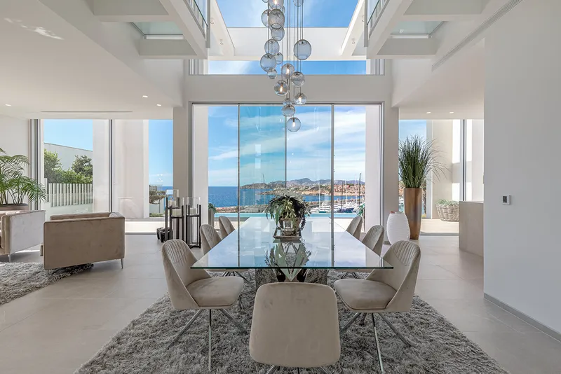 Exclusive new seafront luxury villa above Port Adriano — photo 4