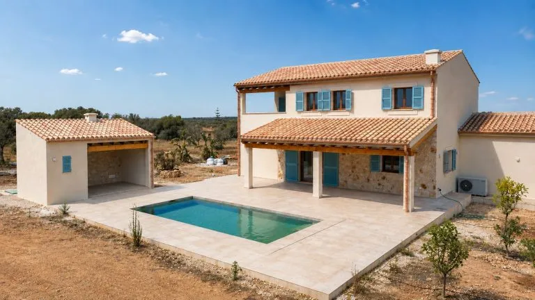 Beautiful ready-to-move-in new-build finca between Santanyi and Ses Salines — photo 1