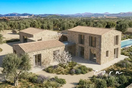Building plot with elegant basic project in Artà — photo 1