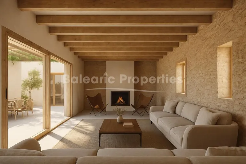 Renovation project town house for sale in Pollensa, North Mallorca — photo 3