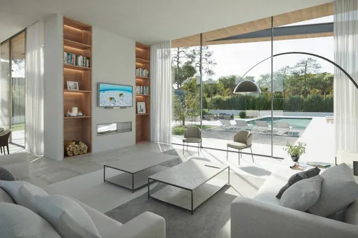Santa Ponsa, Luxurious bright newly built villa with pool in Santa Ponsa — photo 4