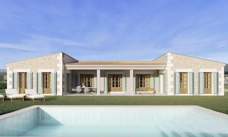 Rustic developable plot with project and license — photo 1