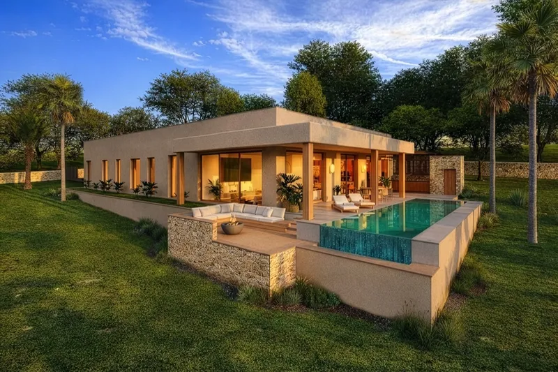 Grand architectural villa project with expansive grounds in Son Gual, Palma — photo 1