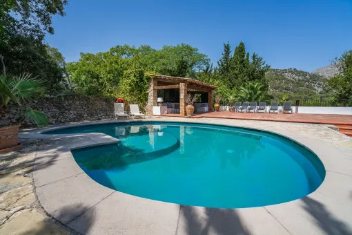 Pollensa, rustic finca on a hillside in absolute tranquility with pool, rental license and close to the old town of Pollensa — photo 3