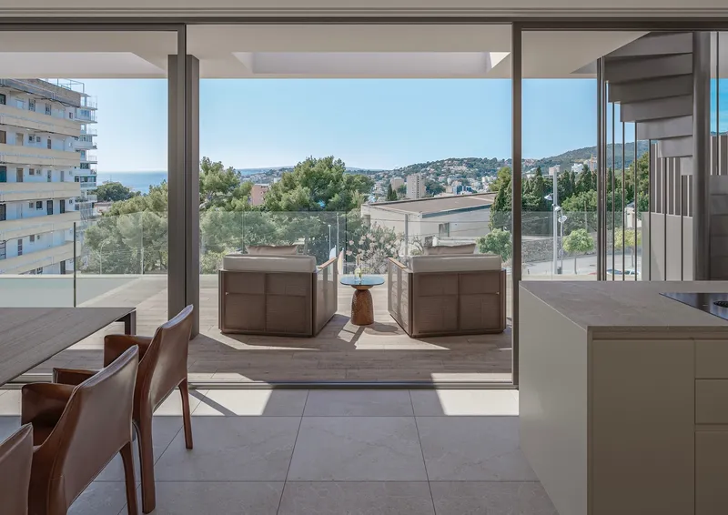 Ultra-modern apartment complex for sale in Cala Mayor with partial sea views — photo 3