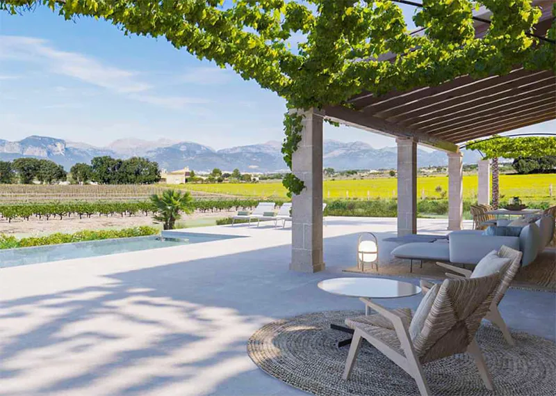 Luxury estate with new villa and vineyards in Sencelles — photo 10