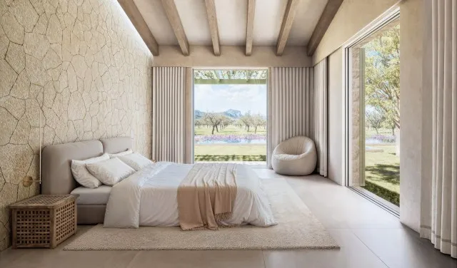 Plot with approved project and license for sale in Binissalem, Central Mallorca — photo 5