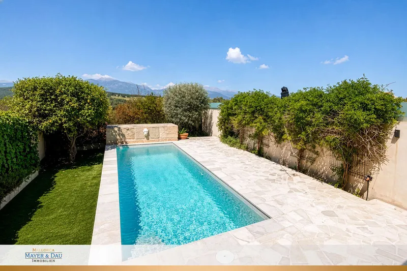 Modern village house in Llubí with panoramic views of the Tramuntana / Ref. 9667 — photo 1