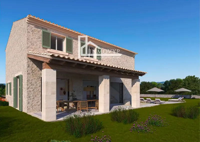 Rustic finca for sale in Búger – Project with construction started and license paid — photo 3