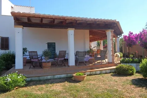 Detached house with large porch near S'Amarador, Mondragó — photo 1