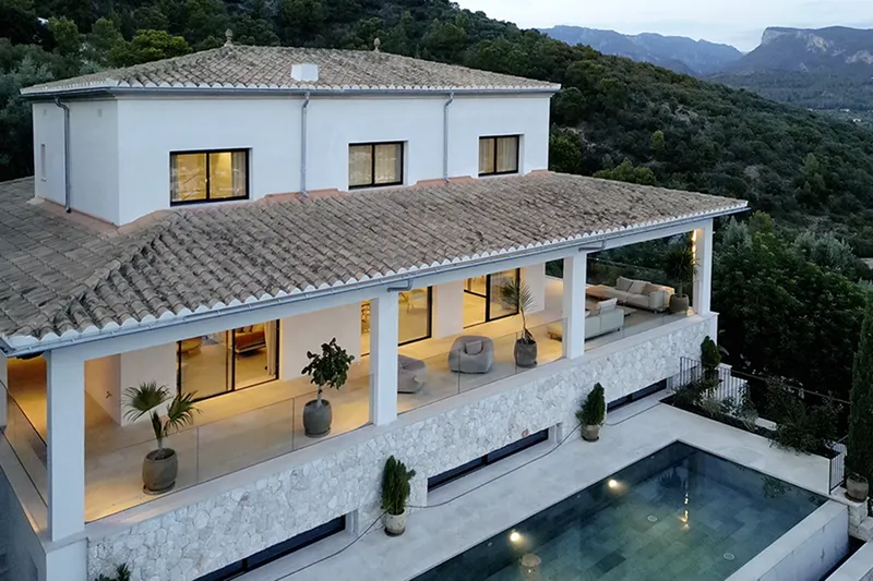 Architectural masterpiece villa with panoramic views in Sa Font Seca, Bunyola — photo 10