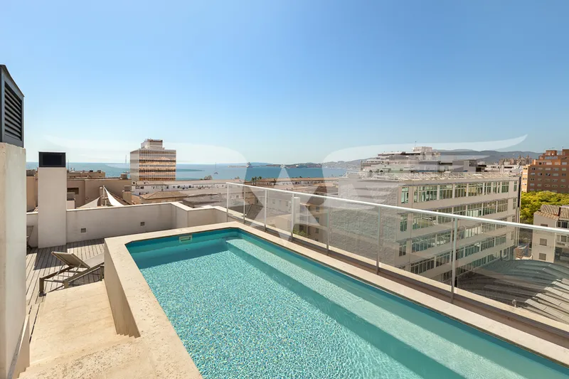 Palma Foners | 3 bedrooms, top floor, rooftop pool, gym, and parking space — photo 1