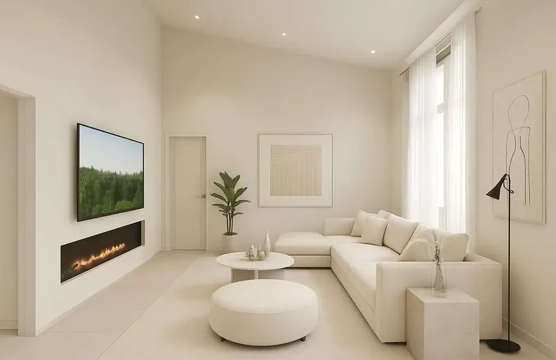 This modern newly built detached house in Consell is already 85% finished and is characterized by its contemporary architecture — photo 12