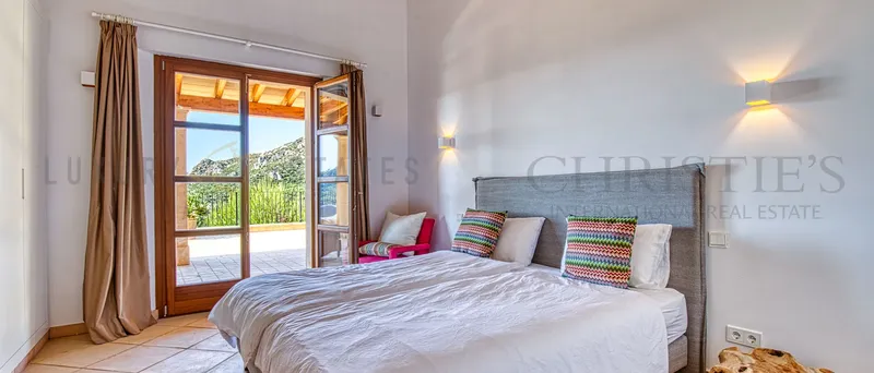 Mediterranean finca in Andratx with panoramic views and vacation rental license — photo 11