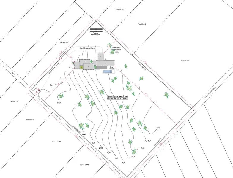 Buildable plot in Campos, Revellar, with large finca project with pool — photo 6