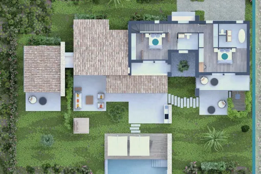 Campos: Modern, spacious exclusive building plot with approved project in a quiet top location between Llucmajor and Campos — photo 7