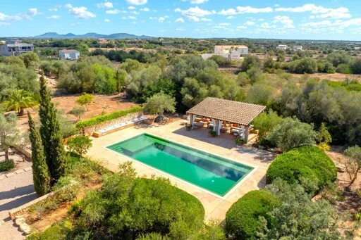 Villa de lujo en alquiler en Campos con piscina, amplias terrazas y vistas a Cabrera — photo 12
