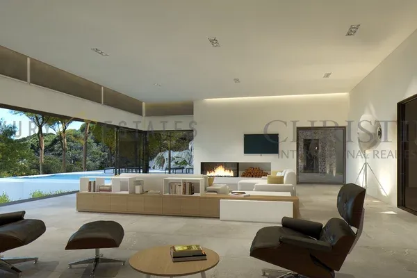 Modern project for new construction villa in Sol de Mallorca with partial sea view — photo 3