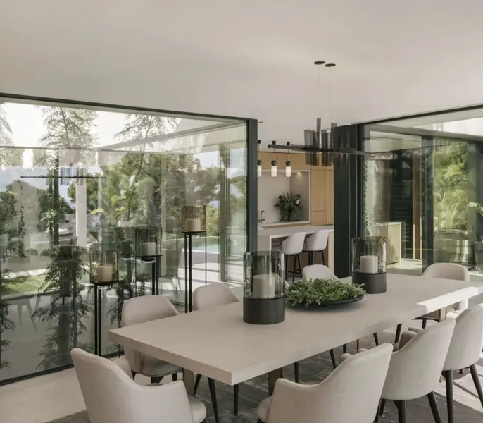 New built luxury villa with sea views in Portals — photo 7