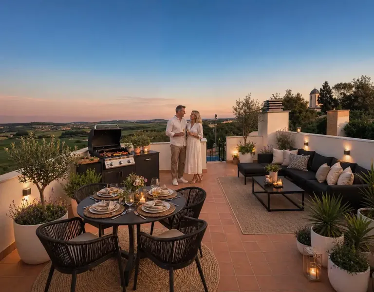 Mediterranean-style apartment with rooftop terrace and panoramic views €395,000 — photo 1