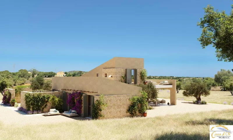 Beautiful building plot with panoramic views and innovative finca project near Porto Cristo — photo 11