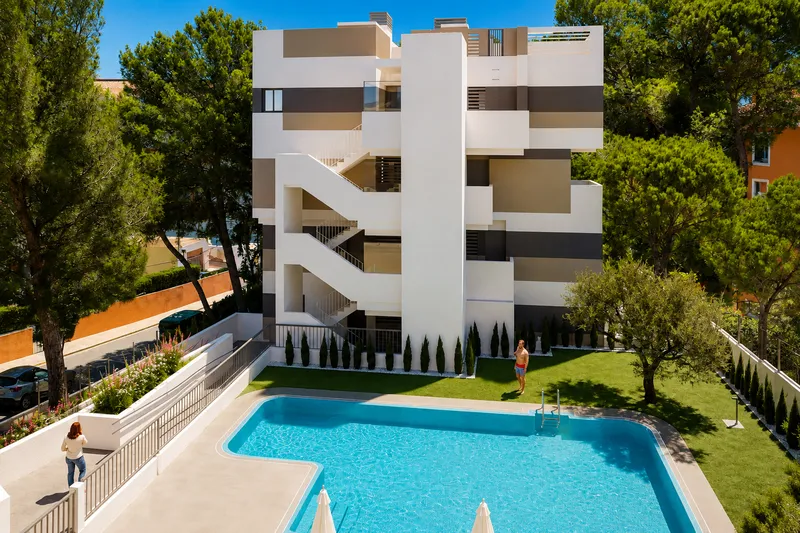 New build apartment with large private garden and pool in Canyamel Mas — photo 4