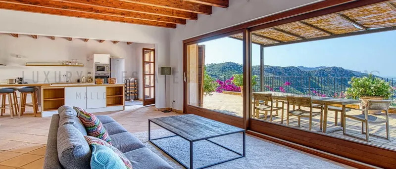 Mediterranean finca in Andratx with panoramic views and vacation rental license — photo 1