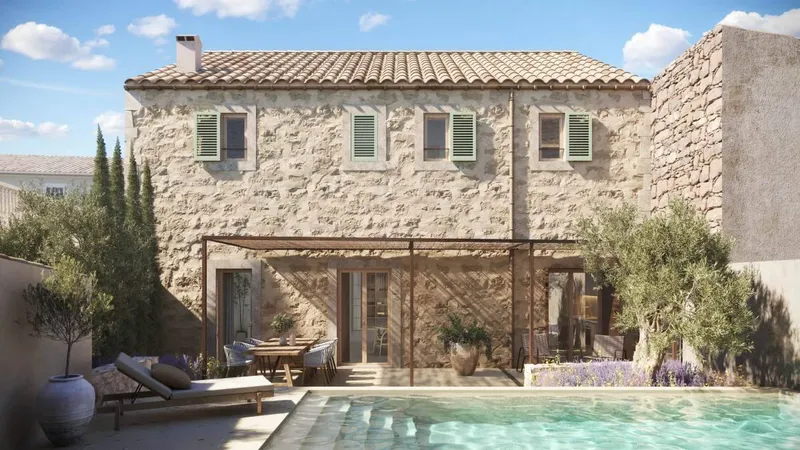 Townhouse with renovation project in Es Llombards — photo 1