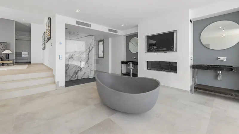 Luxurious villa in first sea line of Cala Vinyas with views to Sa Porrassa — photo 11