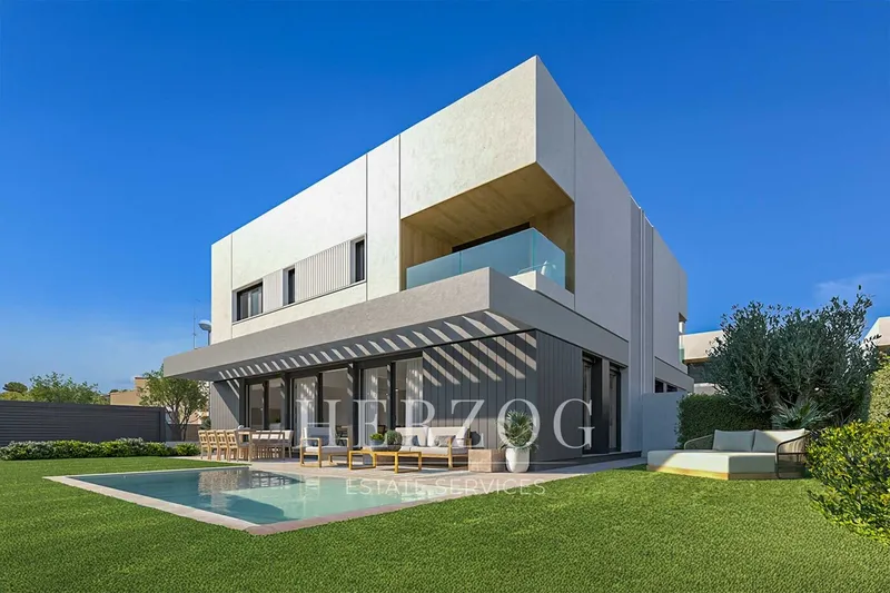 Modern newly built semi-detached house with pool near the beach of Playa de Palma — photo 2