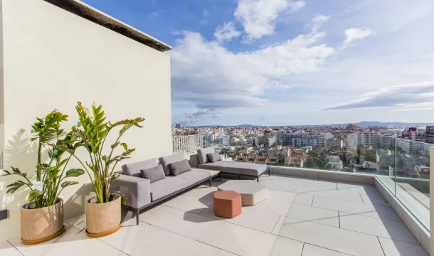 Renovated penthouse with panoramic terraces overlooking Palma — photo 4