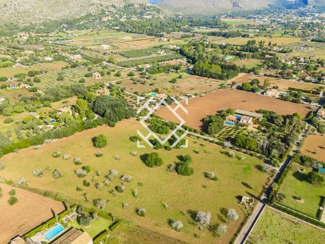 Building plot for sale in El Vilar, Pollensa: panoramic views and tranquillity in the north of Mallorca. — photo 1