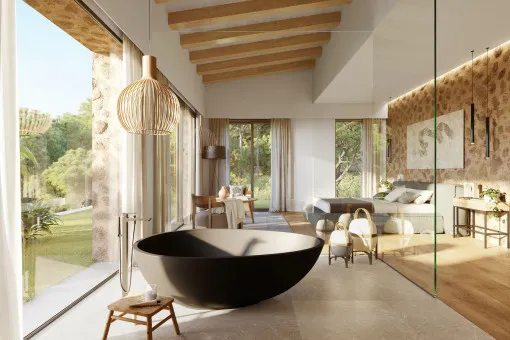 Santa Maria del Cami, new-build finca near Santa Maria on the edge of the Tramuntana mountains with sea views — photo 8