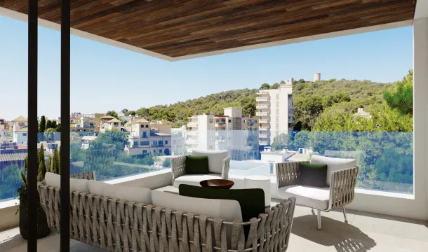 Incredible penthouse in a new project under construction in Son Armadams — photo 3