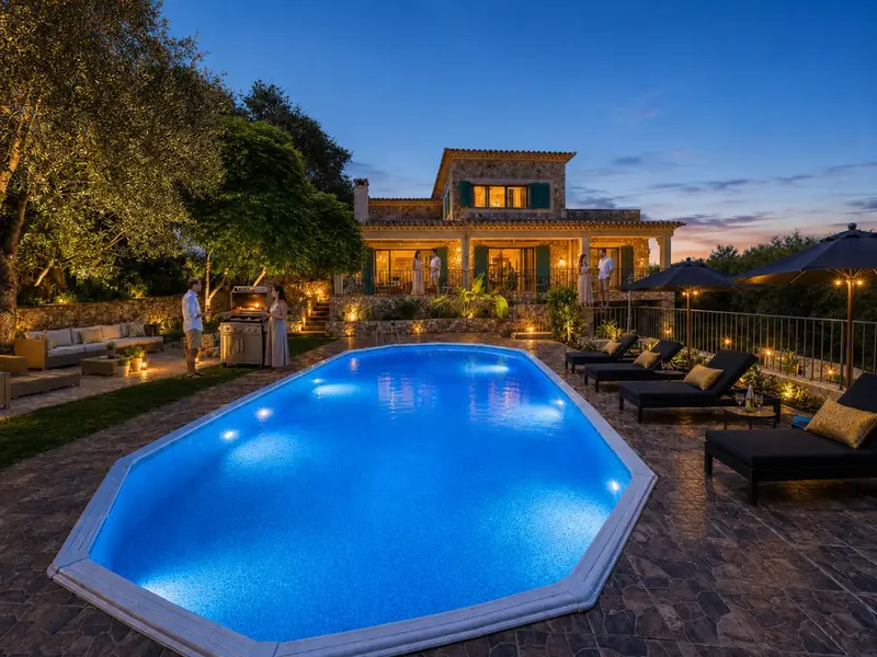 Large Mediterranean finca-style villa in Santa Eugènia, available for long-term rental from 15/08/2026, located in a residential area — photo 2
