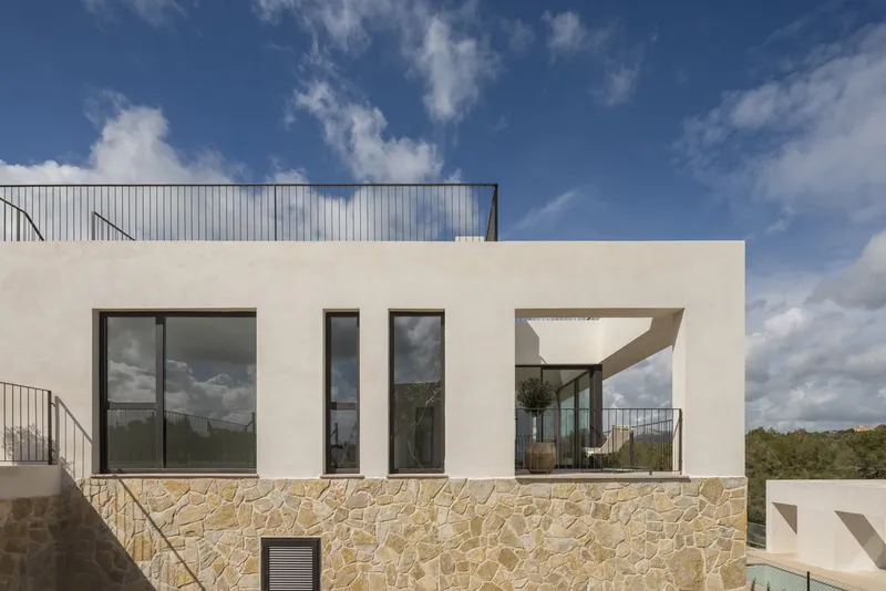 Villa in Cala Murada - Pool terrace with sun deck — photo 8