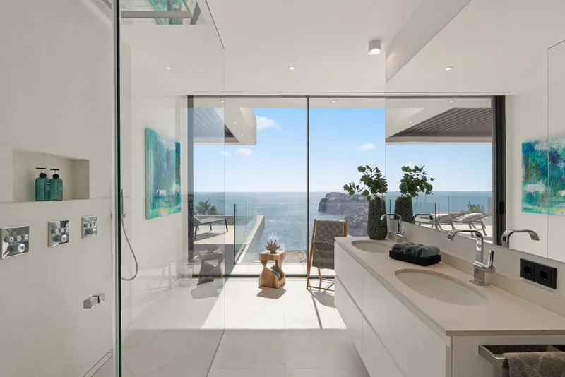Modern new-build villa with views over the bay of Cala Llamp and sea views for sale — photo 10