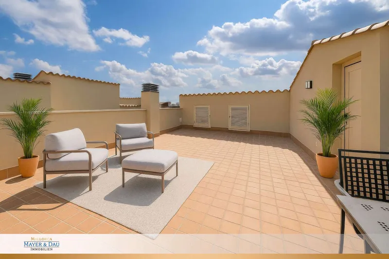 Near Palma: Stylish Newly Built Terraced House with Pool, Roof Terrace & Wonderful Views, Ref. 9447 — photo 1