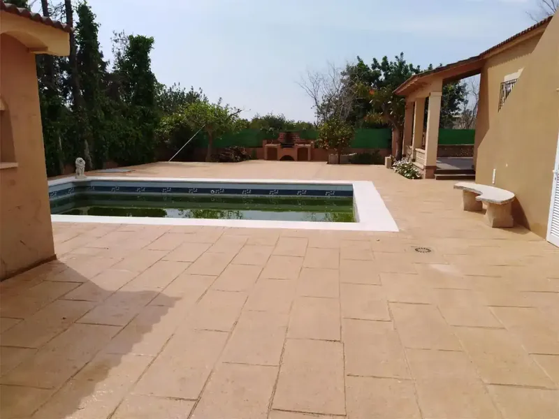 EN LA TRANQUILA URBANIZACIÓN DE PALMANYOLA , A 7 KM DE PALMA OFREZCO EN ALQUILER UN CHALET SIN MUEBLES DE UNA SOLA PLANTA ,EDIFICADO EN UN S — photo 7