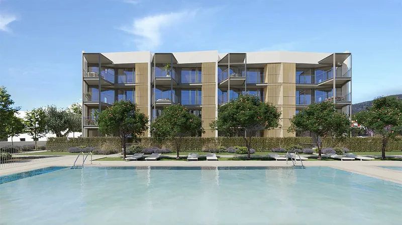 New modern apartment with garden near the beach in Palmanova Mas — photo 8