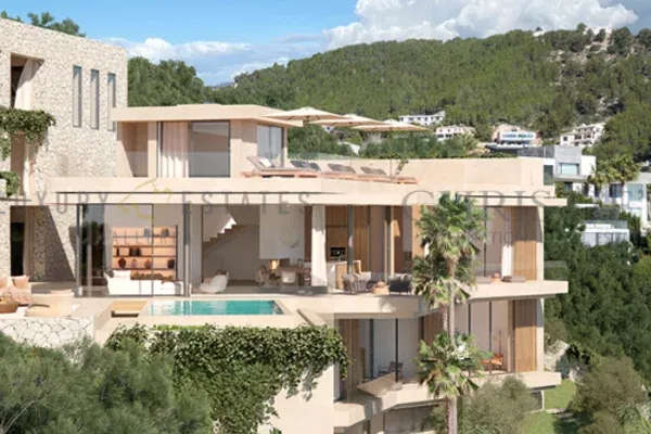 Large plot in Son Vida with sea views with building project — photo 4
