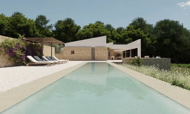 Building plot between Porreres and Felanitx in construction — photo 2