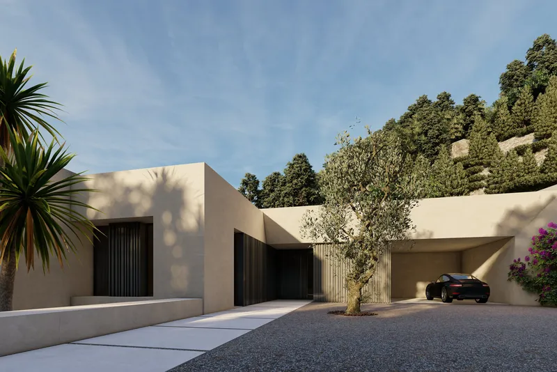 Plot in Son Vida - Preliminary project for a modern villa — photo 6