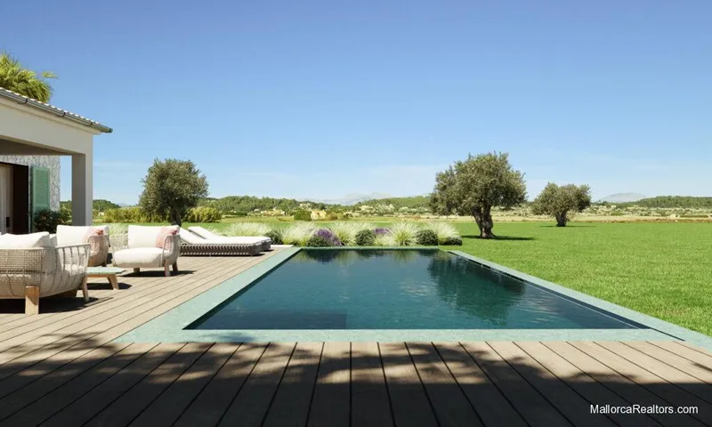 The ‘L’ shaped house in Sineu with swimming pool and garage — photo 5