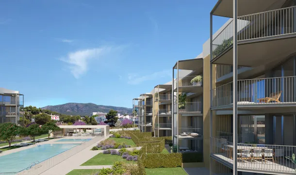 Second floors in an exclusive, newly built residential complex close to the beach in Palmanova — photo 11